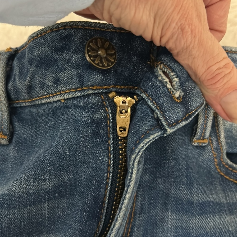 Driftwood Colette Embroidered Jeans Size 27 - Picture 8 of 13